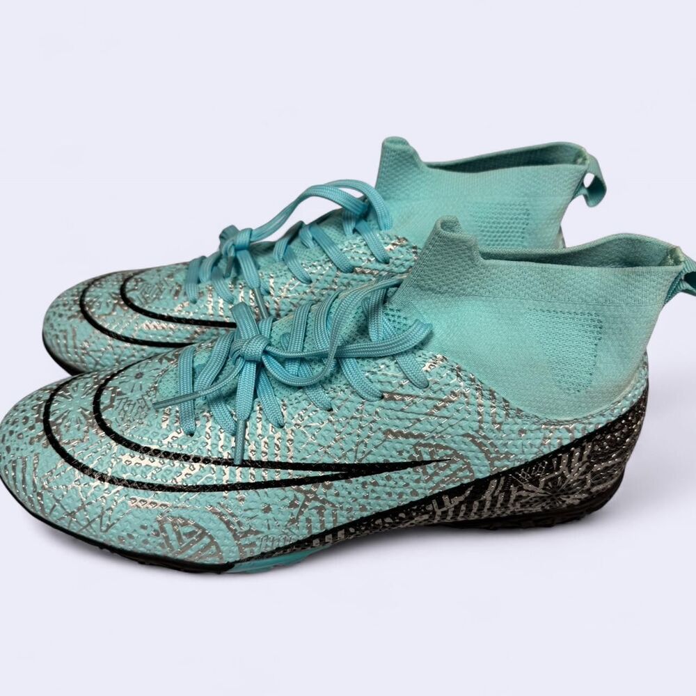 Turquoise Soccer Shoes